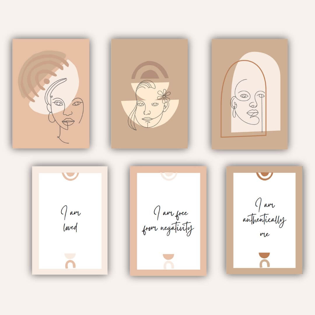 Positive Affirmation Cards | Mindfulness Gifts for Women & Teens