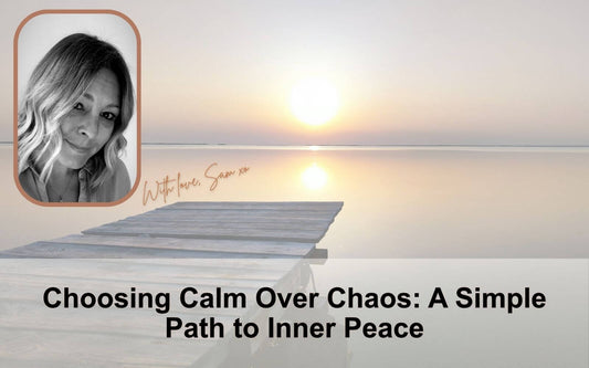 Sam Petworth, founder of My Calm Mind, Choosing Calm over Chaos: A Simple Path to Inner Peace. Blog Image is Jetty with Sunset over the water 