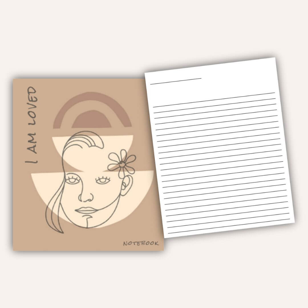 Positive Affirmation Notebook - I Am Loved